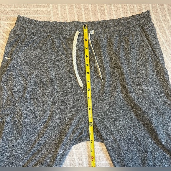 Vuori Ponto Performance Pants Mens XXL Gray Sweats Stretch Soft Drawstring Gym - Picture 7 of 10